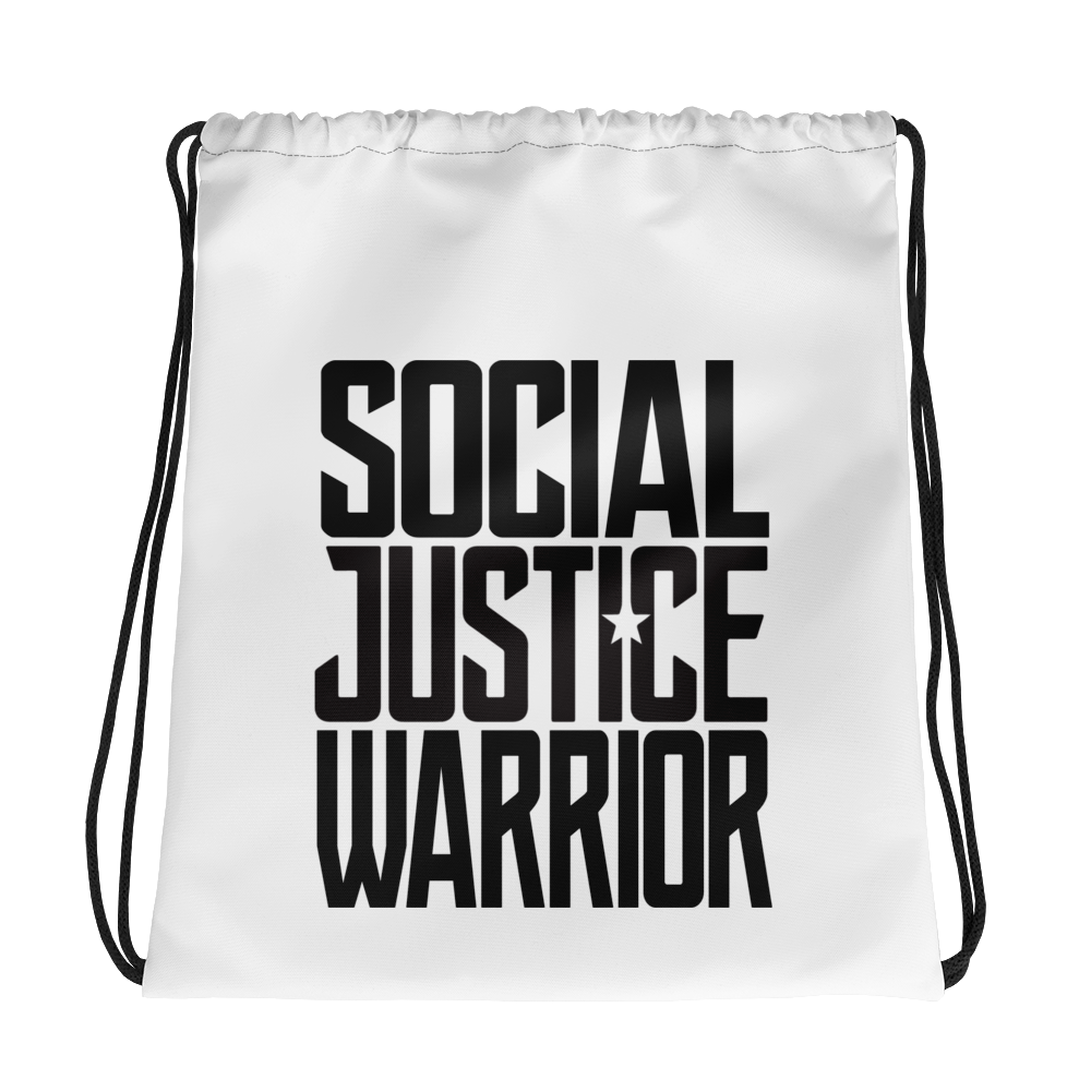 Social Justice Warrior - Modern Justice League Drawstring Bag