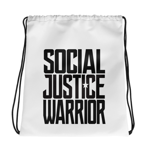 Social Justice Warrior - Modern Justice League Drawstring Bag