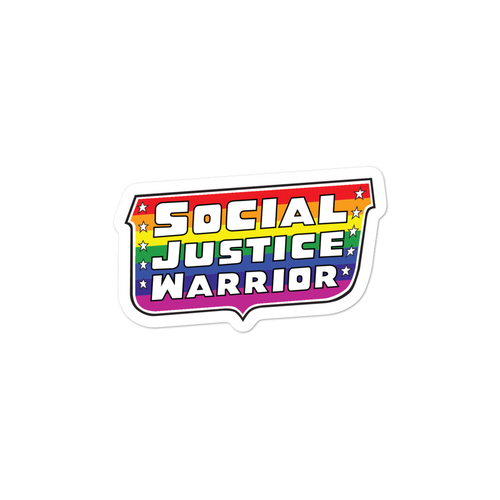 Social Justice Warrior Pride - Classic Justice League Sticker