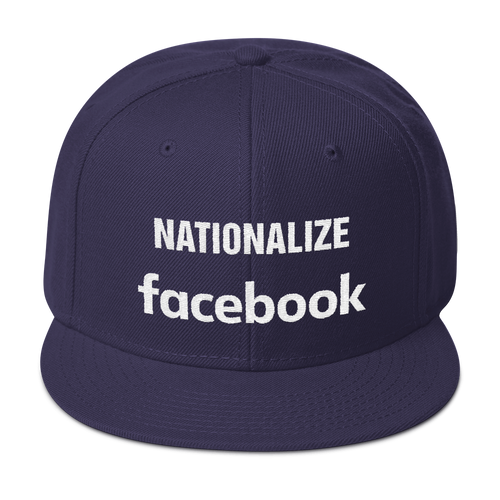 Nationalize Facebook Baseball Cap