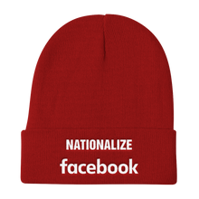 Nationalize Facebook Knit Beanie