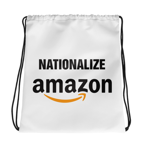Nationalize Amazon Drawstring Bag