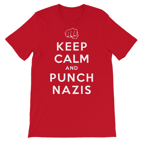 Keep Calm and Punch Nazis T-Shirt