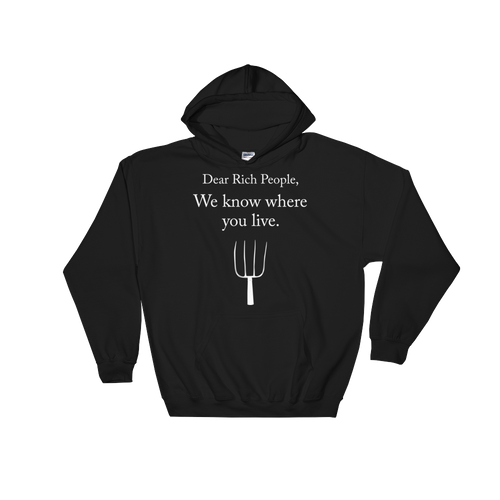 Dear Rich People Hoodie