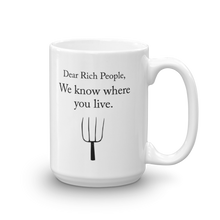 Dear Rich People Mug